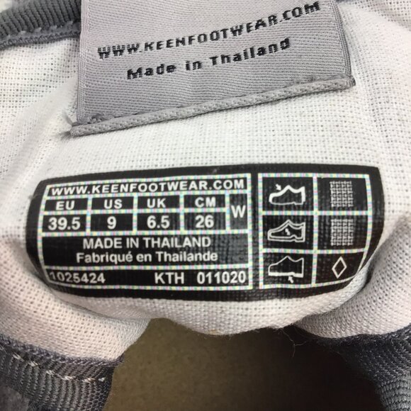 Keen Elsa LiteGray Wool Felt Sneakers Lace Up Casual Comfy Eco-Friendly Shoes - Picture 11 of 13